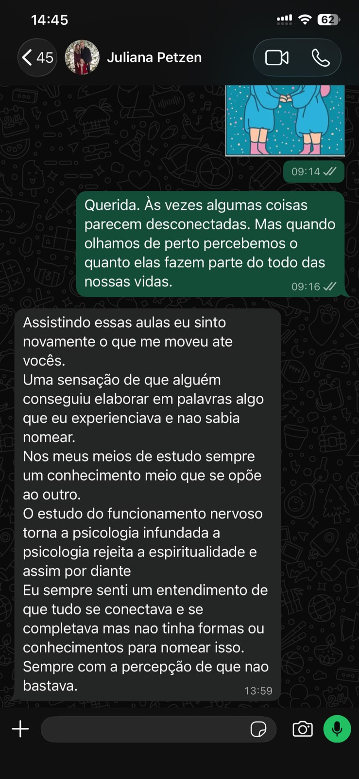 Depoimento sobre Cartografia da Consciência